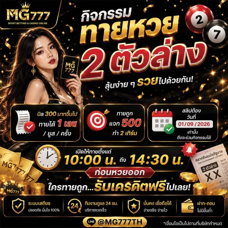 กำลังมาแรง mg777